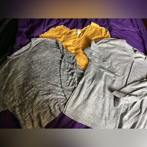 3 long sleeve shirts
